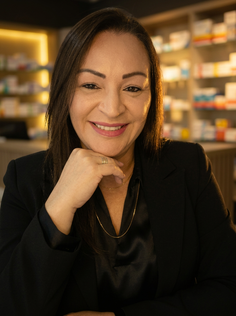 Liliane Lima - farmacêutica, professora e fiscal sanitária